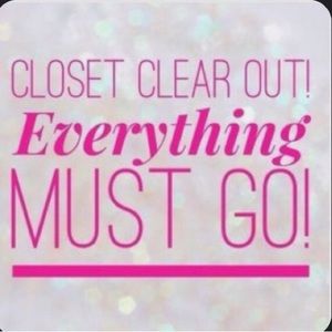 Closet closing sale !!!!